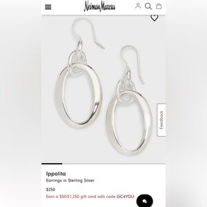 Ippolita Silver Hoop Earrings